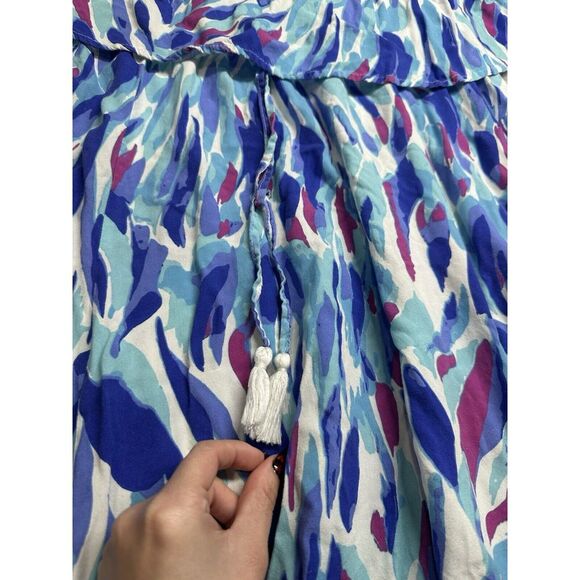 Japna Colorful Tiered‎ Sundress Cottage Core Ruffle Prairie Boho Sz L - Picture 3 of 8